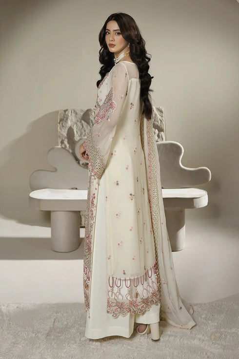 Maryams Embroidered Chiffon Suit A-12006