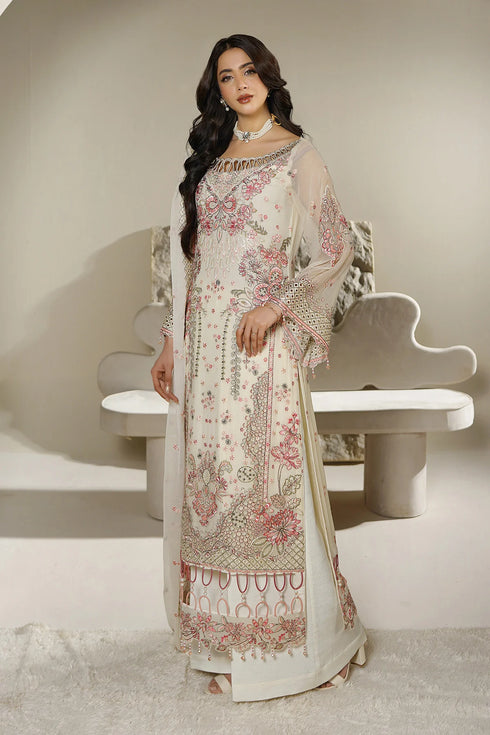 Maryams Embroidered Chiffon Suit A-12006