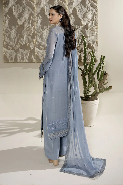 Maryams Embroidered Chiffon Suit A-12005