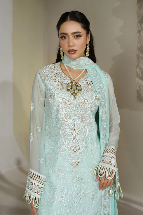 Maryams Embroidered Chiffon Suit A-12002