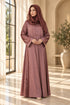 Rafia Embroidered Viscose 2 Piece Abaya G225