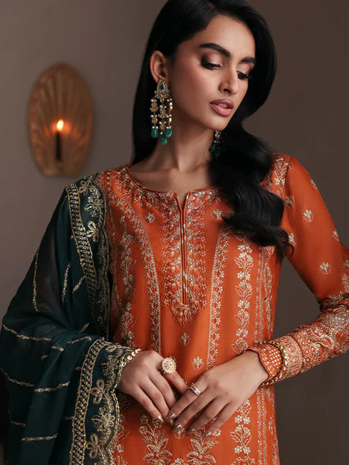 Gulaal Embroidered Sequined Chiffon Suit Ciora