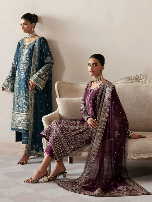 Gulaal Embroidered Sequined Chiffon Suit Aeris