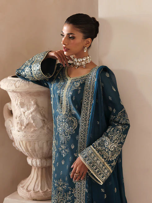 Gulaal Embroidered Sequined Chiffon Suit Aeris