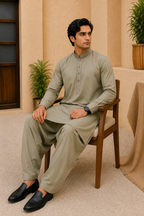 Mens 2PC Wash & Wear Shalwar Kameez ST-06