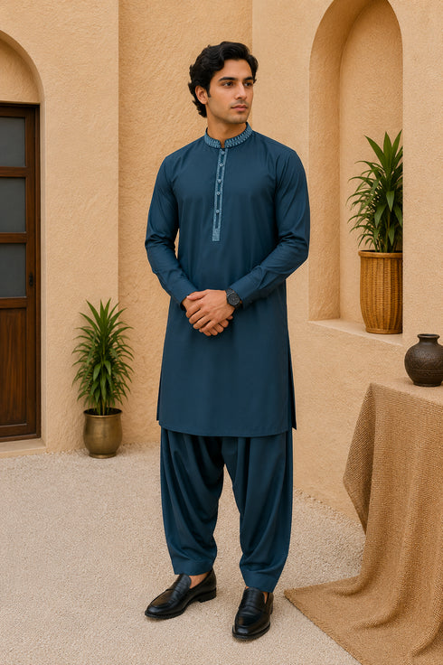 Mens 2PC Wash & Wear Shalwar Kameez ST-07