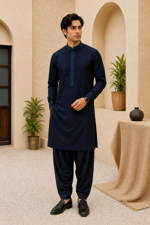 Mens 2PC Wash & Wear Shalwar Kameez ST-05