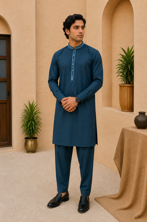 Mens 2PC Wash & Wear Shalwar Kameez ST-07