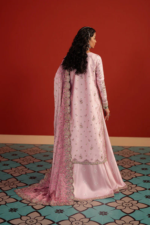 Afrozeh Emboridered Raw Silk Suit Sufiya