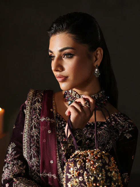 Gulaal Embroidered Velvet Suit CALIRA