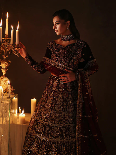 Gulaal Embroidered Velvet Suit CALIRA
