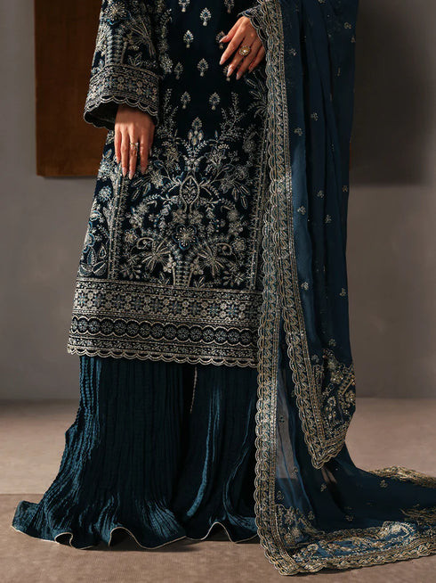 Gulaal Embroidered Velvet Suit MORENA