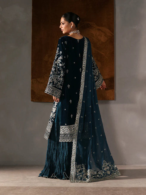 Gulaal Embroidered Velvet Suit MORENA