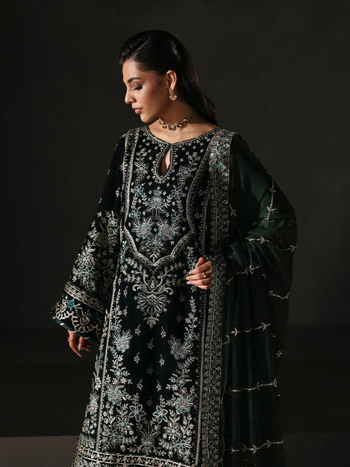Gulaal Embroidered Velvet Suit EVANA