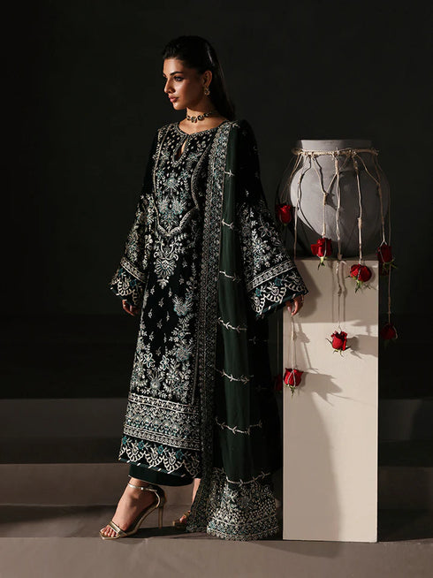 Gulaal Embroidered Velvet Suit EVANA