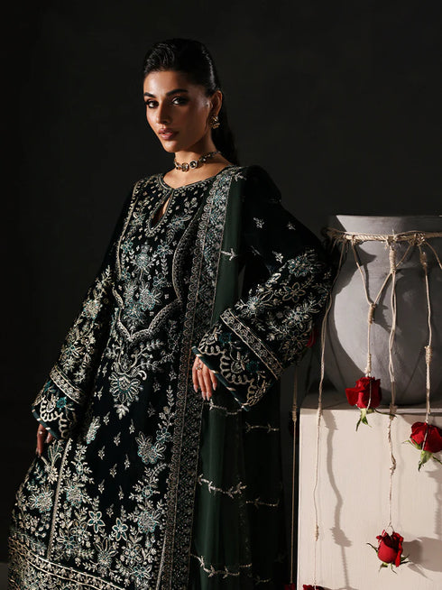 Gulaal Embroidered Velvet Suit EVANA