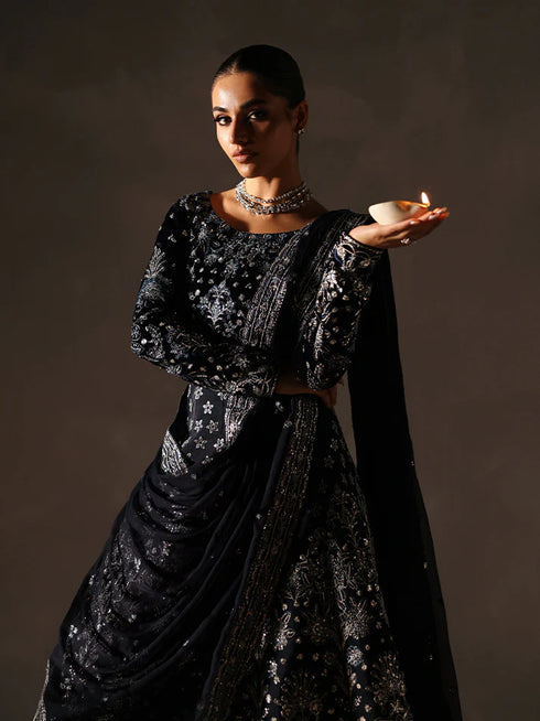 Gulaal Embroidered Velvet Suit ARDORA
