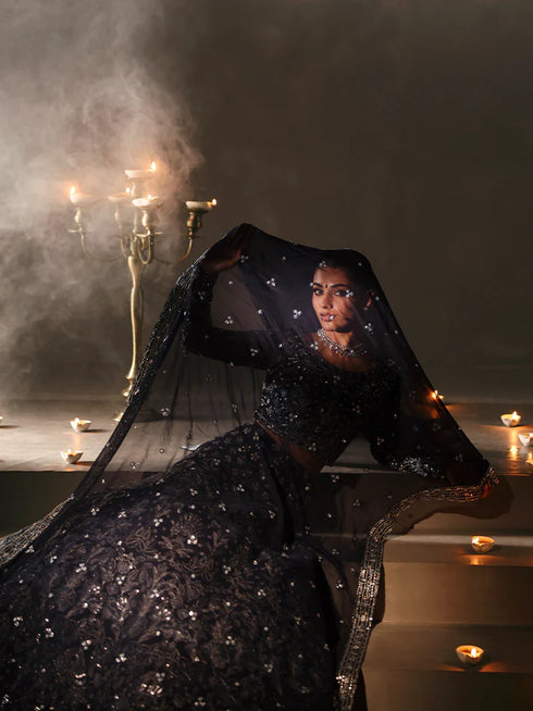 Gulaal Embroidered Velvet Suit ARDORA