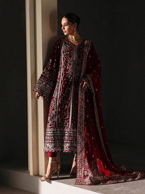 Gulaal Embroidered Velvet Suit VELA