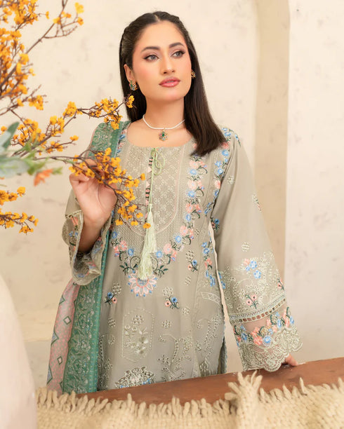 Munira Designer Embroidered Lawn Suit MSL151