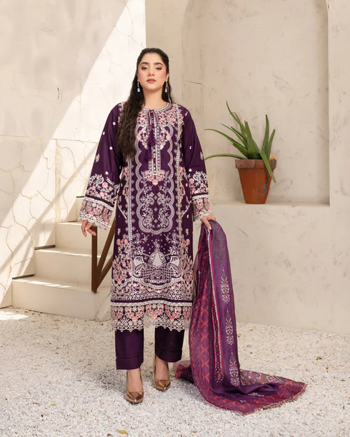 Munira Designer Embroidered Lawn Suit MSL152