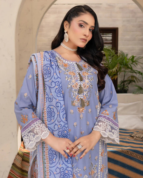 Munira Designer Embroidered Lawn Suit MSL148