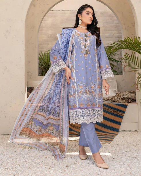 Munira Designer Embroidered Lawn Suit MSL148