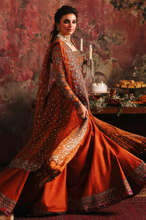 Charizma Embroidered Net Pishwas Suit STM-5-01