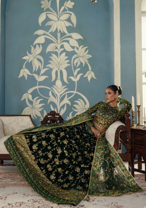 Aik Aitler Embroidered Velvet Suit UDAIPUR - LOOK 02