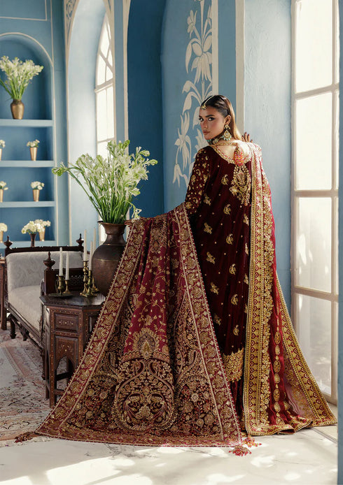 Aik Aitler Embroidered Velvet Suit UDAIPUR - LOOK 05