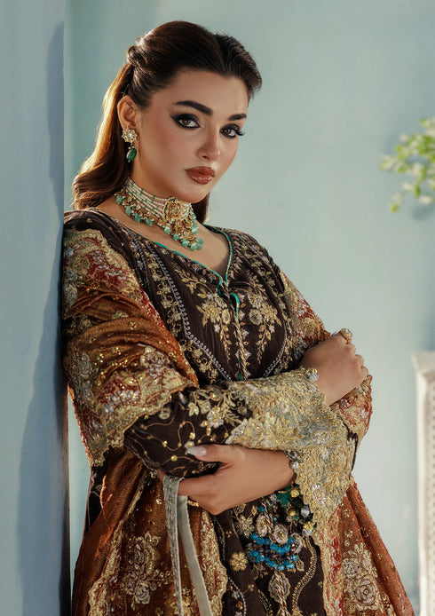 Aik Aitler Embroidered Velvet Suit UDAIPUR - LOOK 07