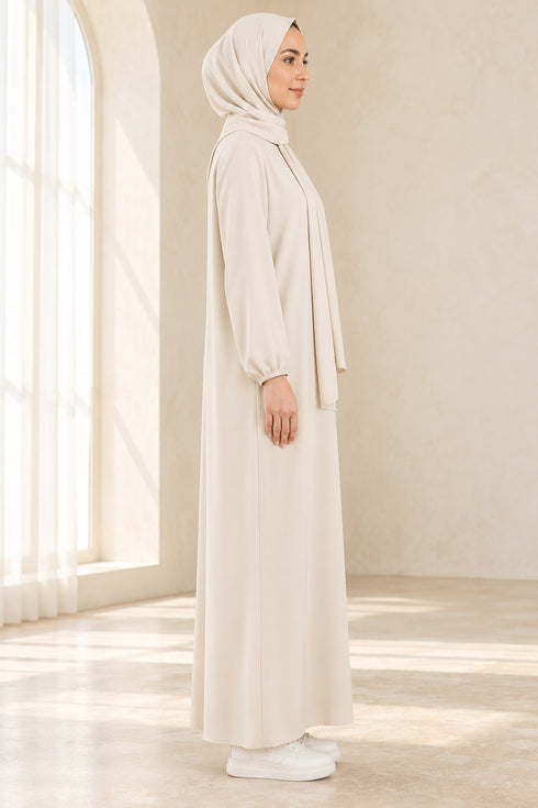 Women’s Plain Abaya – Lightweight Modest Long Dress