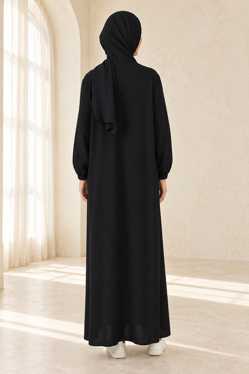 Women’s Plain Abaya – Lightweight Modest Long Dress