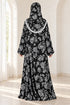 Yaqeen Women’s One-Piece Islamic Prayer Dress with Attached Hijab