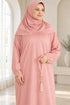Women’s Muslim Prayer Dress Set with Hijab and Prayer Beads