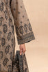 Beechtree Printed Blended Lawn Suit BEIGE VERVE BT-07