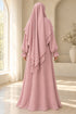 Yaqeen Women’s Abaya and Diamond-Cut Khimar Two-Piece Prayer Set