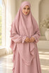 Yaqeen Women’s Abaya and Diamond-Cut Khimar Two-Piece Prayer Set