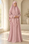 Yaqeen Women’s Abaya and Diamond-Cut Khimar Two-Piece Prayer Set