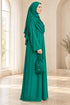 Prien Women’s Muslim Prayer Dress Set with Hijab and Carry Bag