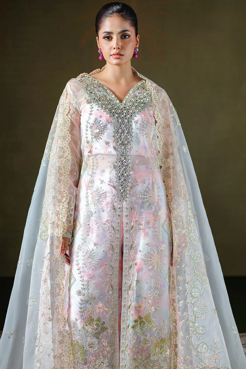 Ramsha Embroidered Organza Suit E-306
