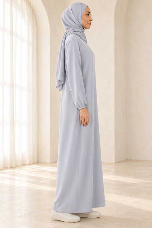 Women’s Plain Abaya – Lightweight Modest Long Dress