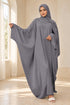Odizli Women’s Muslim Prayer Dress with Long Batwing Sleeves