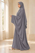 Odizli Women’s Muslim Prayer Dress with Long Batwing Sleeves