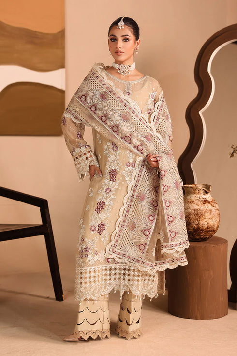 Ramsha Embroidered Chiffon Suit K-303
