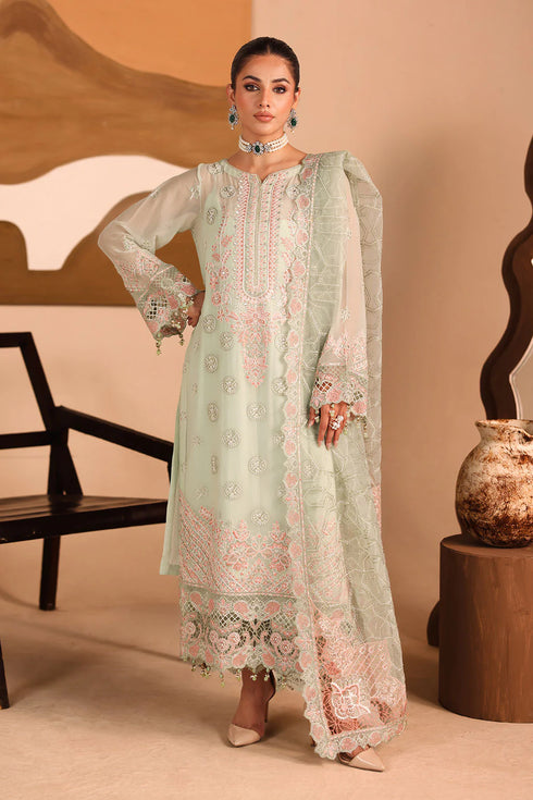 Ramsha Embroidered Chiffon Suit K-307