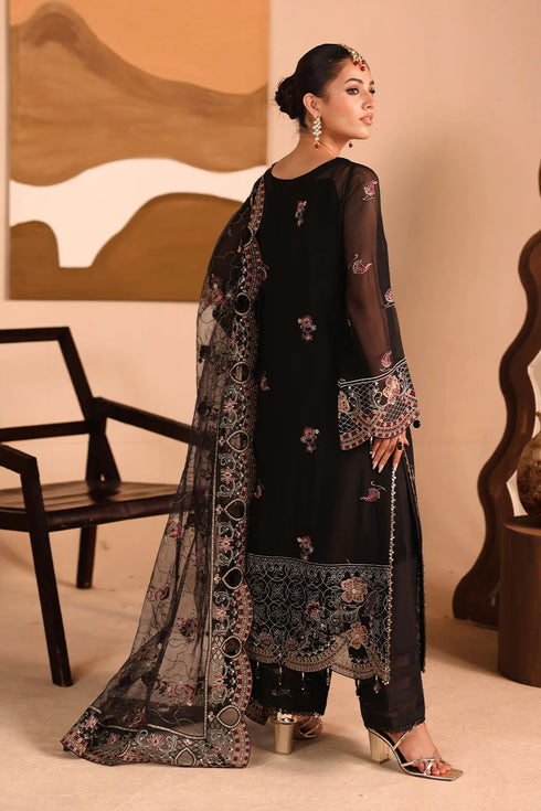 Ramsha Embroidered Chiffon Suit K-304