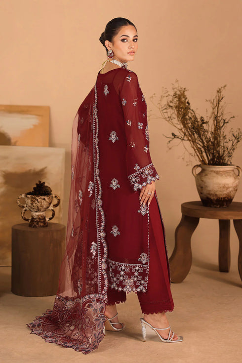 Ramsha Embroidered Chiffon Suit K-306