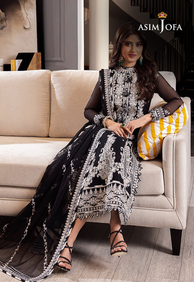 Asim Jofa Chiffon suit AJRN-19