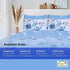 100% Cotton Duvet Cover Set | Soft and Stylish Blue Roses Print